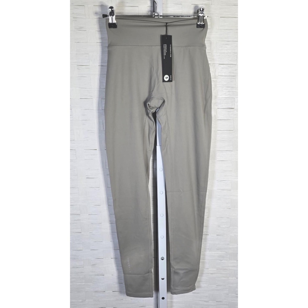 YoungLA Womens Staple Leggings Gray SZ S Gym Compression Urban Modern Nwt